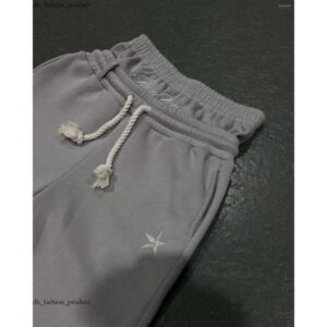 slamble Men's Pants Harajuku Loose Double Waisted Sweatpants Y2K American Solid Color Letter Embroidery Casual Hip Hop Drawstring Waist Jogger 419