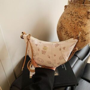 Designer bag Shoulder Bag Luxury Bag Crossbody Purse Designer 2025 New Pillow bag Vintage solid color casual versatile Tote package fashionable women pink white