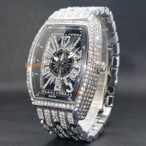 Men's Hip hop bling bling high quality premium luxury drip flex urban streetwear statement timepieces Pass the diamond tester