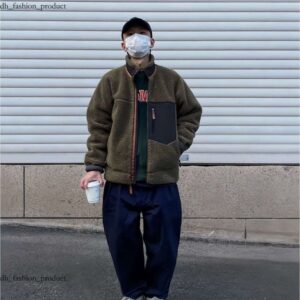 2024 New Hot Sales Designer Mens Patta Jackets Women Fleece Jacket Thick Warm Down Classic Retro Autumn Winter Couple Models Lamb Cashmere Jacket 204