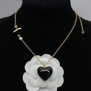 Luxury Brand Designer Necklace Letter Pendant for Women Pearl Choker Chains Necklace 18K Gold Plated Wedding Party Jewelry Accessories Gift