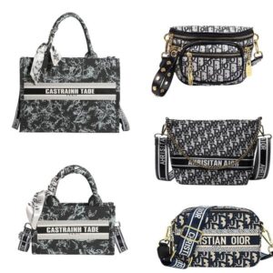 Designer bag Quilted Large Chain Shoulder Bags For Women Luxury Designer Crossbody Bags PU Leather Ladies Handbags Black White Fashion Bags Plain tote bag saddle bag