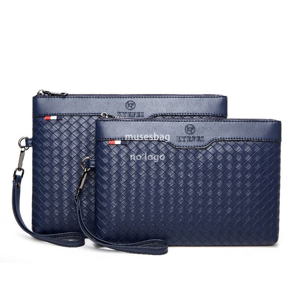 New men's casual hand grab bag ostrich pattern handbag fashion trend long large capacity purse wholesale