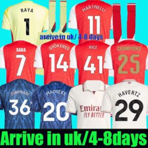 SAKA GYOKERES HAVERTZ RICE soccer jerseys 25 26 Trossard Zubimendi MADUEKE CALAFIORI Norgaard ODEGAARD MARTINELLI Nwaneri 2025 2026 MERINO football shirt Men