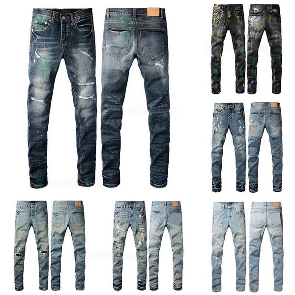 Designer jeans for mens skinny black ripped man jeans black trendy ripped slim men designer pants biker slim fit motorcycle fashion for mans womens pants jeans