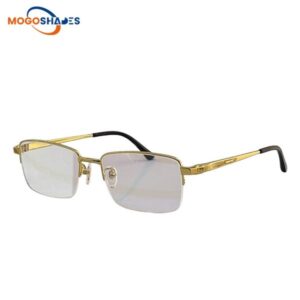 classic mens sunglasses for women Leopard Head Classic half frame square transparent optical glasses frames customized prescription glasses lens shades 8200962