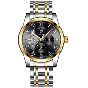 TEVISE Luxury Watches Automatic Multifunctional Mens Five-needle Mechanical Watch Popular and Fashionable Mens Watch Large Dial. T042-9005B