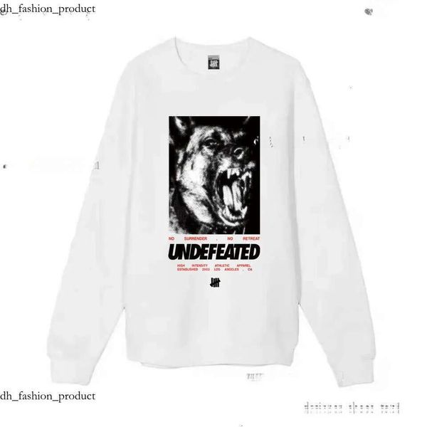 Undefeated Brand Designer Mens Hoodies Hoody Underfeatedly Fingerprint Print Graphic Hooded Pullover Sweatshirts Loose Long Sleeve Men Clothing Hoodie ecd 0ed