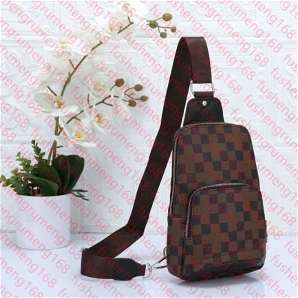 Top Quality designer bag men Avenue Sling Bag Mens Designer 5A Leather Cross Body Shoulder Bags Mans crossbody Bag Wallet Hobos Messenger Handbag Tote Belt Bag