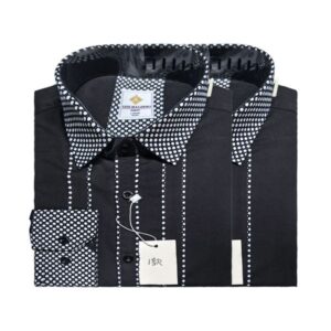 mens spliced contrasting cotton shirt 100 pure allcotton fabric with trendy design