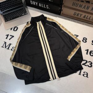 Designer unisex autumn and winter reflective woven belt jacket fabric soft, delicate, smooth, fashionable and versatile