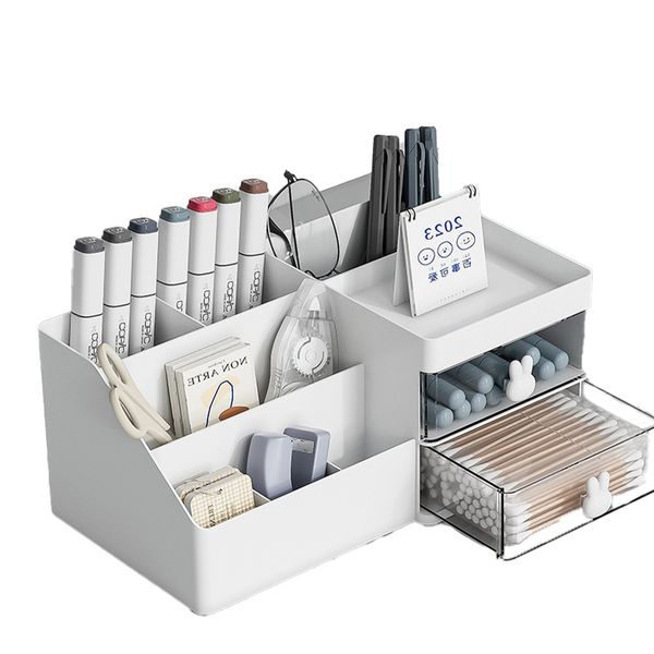 cute rabbit ear drawer box optimal for office and study storage