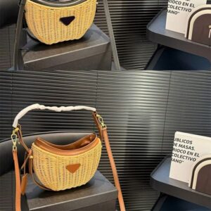 Cross Body Designer P Weaving daily commuting shopping bags