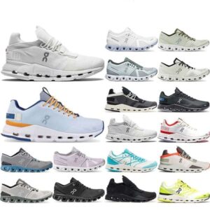 Quality Oncloud Shoes All White on Clouds Cloud Women Running Shoes Black Asphalt Grey Alloy Grey Niagara Blue Orange Sea Green for Mens Sport Sneakers Tr