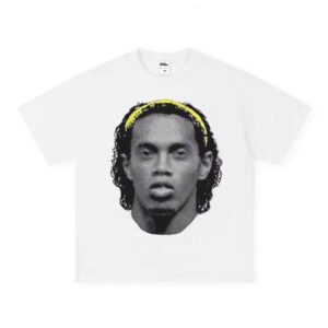 Extra Large 100% Cotton Men's T-Shirt Casual Loose Fit Printed Letter Short Sleeve Summer New Style