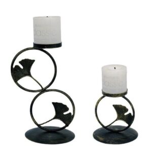Wrought iron creative Nordic vintage gold candle holder ornaments ornaments, candle ware scene decoration props, table ornaments