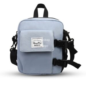 Trendy tooling crossbody bag Solid color convenient shoulder bag Casual all-in-one mobile phone bag Student commuting bag