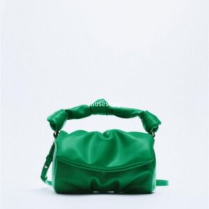 New High Quality Cloud Bag Mini High Grade Shoulder Bag Fashionable Dumpling Shape Crossbody Bag Knot Folded Handbag