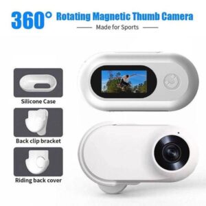 1080P Magnetic Thumb Mini Sport Ideal For Cycg Travel Sports Vlogging With Portable action Camera