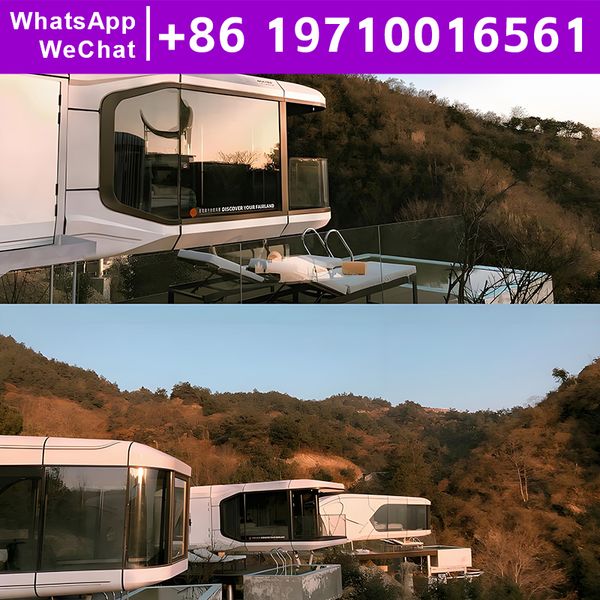 Tiny Home Prefabricated Module House Modular Home Luxury Modern Outdoor Good Quality Capsule Houses Ready to Live in 2 Bedroom