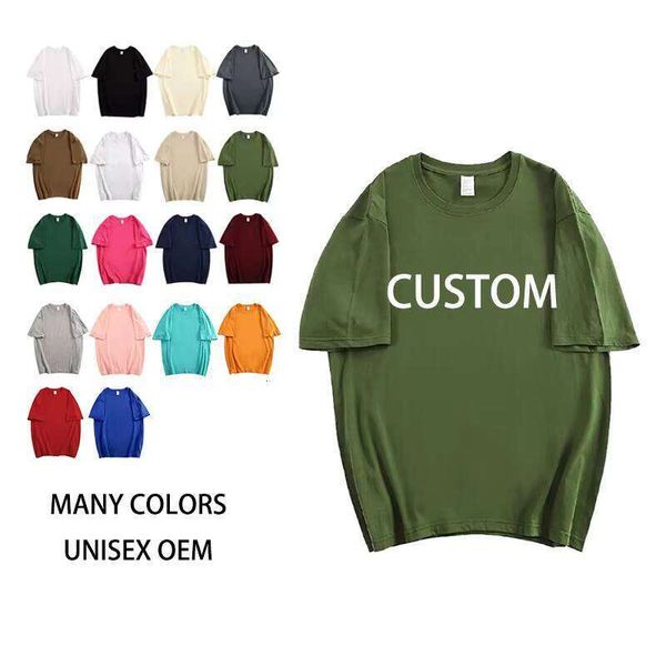Printed Service Men's Round Neck 100% Cotton Fast Delivery Breathable Soft Fabric Loose T-Shirt
