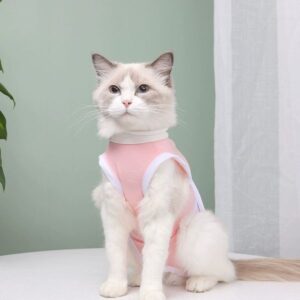 Blue Sterilization Surgical Clothes, Mother Cat Weaning, Licking and Anti Hair Loss Pet Supplies