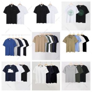 mens designer t shirts polo crocodile fashion summer polo shirt crew neck top cotton shirt