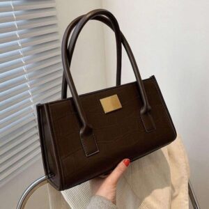 Fashion Women's Large Capacity 2025 New Trendy Versatile High end Western Style Single Shoulder Underarm Small Square Bag