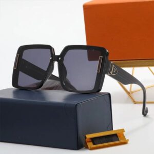 Designer Square Women Sunglass Stylish Mens Sunglasses Casual Large Frame Goggle 6 Colors