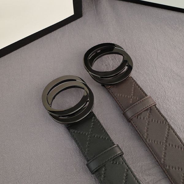 Designer Belt Genuine Leather Belts Man Woman Classic Needle Buckle Gold Sliver 6 Options