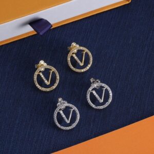 Luxury Gold Earring Designer Earrings 18K Gold Plated for Women Ear Studs Designer Crystal Rhinestone Jewelry Earring Valentines Day Party Gift Engagement Jewelry