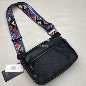 National fashion male Korean ribbon crossbody bag Japanese color-changing male and female shoulder bag broadband diagonal backpack