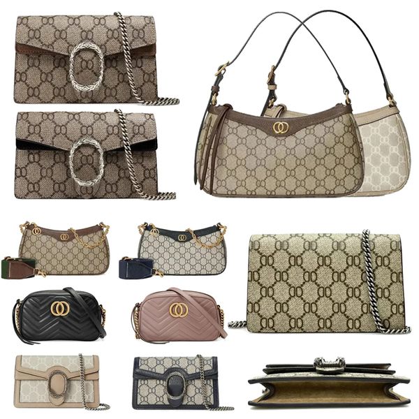 Designer Bag Fashion Luxury Bag High Quality Women's Shoulder Bag Classic Snake Wallet Chain Stitched Crossbody Fashion Leather Hobo Underarm Bag Mini Purse 001