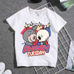 labubu tshirt mens t shirts new labubu tshirt men and women Short Sle Loose Tops Fashion Trend Comfortable Breathable Pure Cotton Printed Clothing asian size