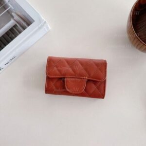 High-quality Card Holders Designer wallet Luxury wallet women porte carte casual card holder new trendy clipgenuine leather texture Purse small coin purse