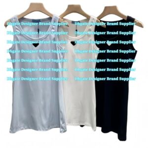 GG-P-R-A Designer Women's Street Style Dresses Camisole High Elasticity Slim Fit Vest Camis Mini Skirt Braces Tank Top Camisole Tank Soft Top For Women Knitted Shirts