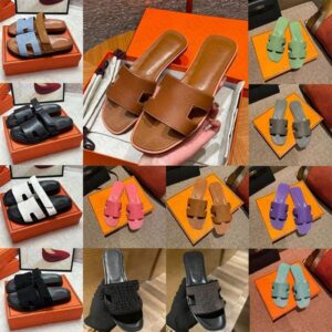 free shipping desgner shoes women slippers flat platform sandals slides shoe stylish sliders summer beach outdoor sandal womens lady slide black white pink leather