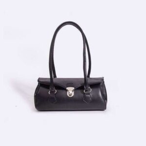 Popular Texture Boston Women's 2025 New Trendy Lock Bar Pillow Shoulder Bag Underarm