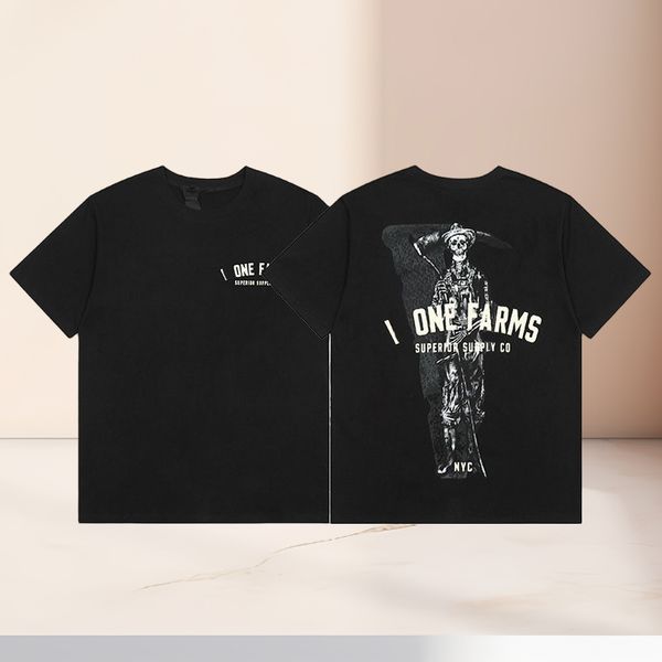 V10NE Mens Hip-Hop Designer Cotton Blend Tee for Summer