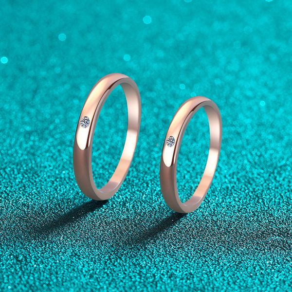 Elegant Pair of S925 Sterling Silver Jewelry Accented by Real Moissanite Gems Suitable As Romantic Tokens