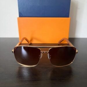 Designer LOU VUT luxury cool sunglasses for men classic attitude Metal square frame Popular retro avant-garde outdoor uv 400 protection 0259 with original box