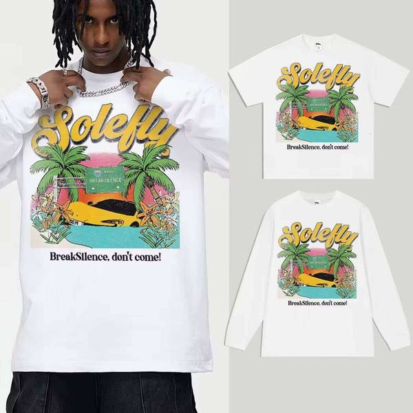 100% Cotton Printed Letter T-Shirt Spring Summer 280g Short Sleeve Tee