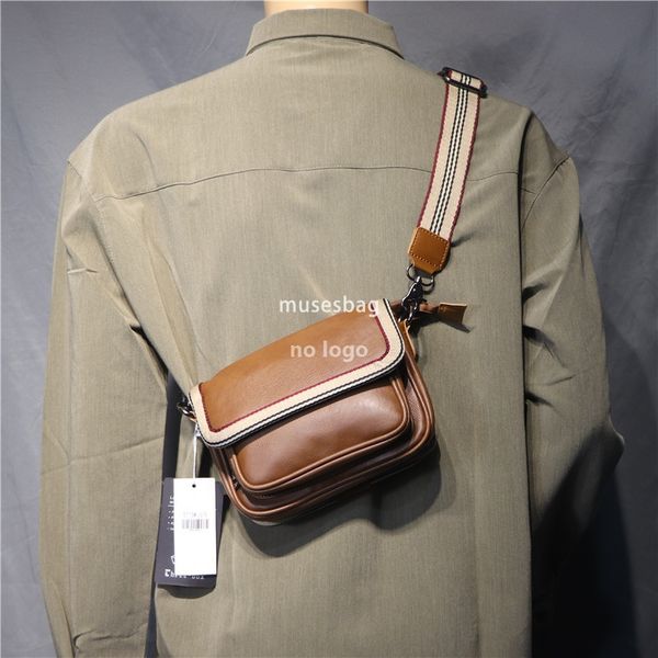 South Korean trend men's shoulder bag casual day street crossbody mobile phone bag sports women's bag