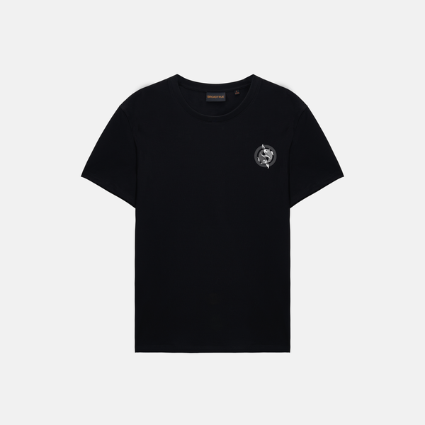 BROADTRUEUnisex Breathable Cotton T-Shirt Durable Screen Printed Design for Everyday Wear