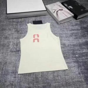 Woman Designer Vests Tshirts Summer Womens T Shirt Tanks Diamond Embroidery T-Shirts Printed Tees Tops Short Outwears Street Round Nexk Shirt Sleeveless S-XL