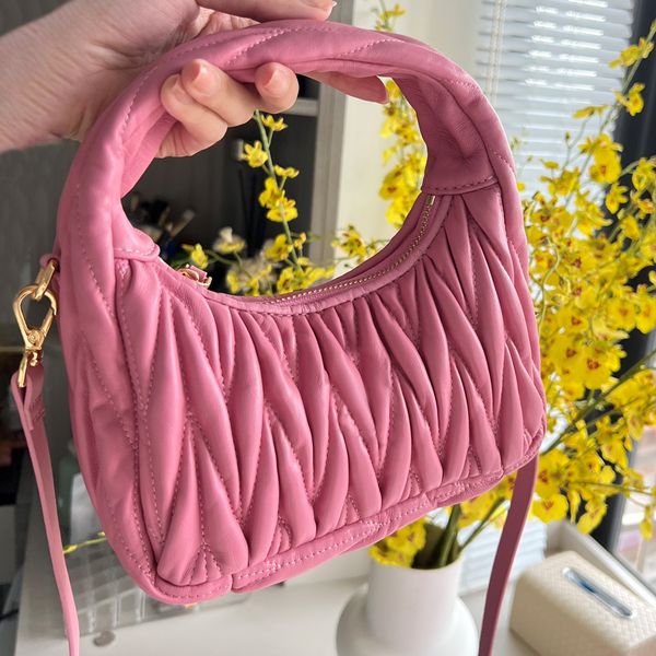 Designer Bag Handbag High Quality Hand Bag Luxury Purses Pink Purse Sheepskin Genuine Leather With ZipperHobo Bag Designer Handbags High Quality Bag Shoulder Bag