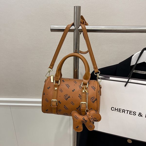 Fashionable Commuting Bag with Novelty Dog Accent - Lightweight Single Shoulder Crossbody Designer Bag Everyday Essentials Bags