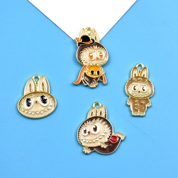 Adorable Labubu Keychain Cartoon Doll - Inspired Accessory Labubu Pendant for Keys/Bags Perfect Gift & Daily Use