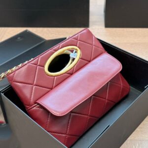 25b Vintage Dinner Bag 25cm Stylish Womens Shoulder Bag Leather Diamond Gold Hardware Metal Luxury Handbag Matelasse Chain Crossbody Bags Dress Makeup Bags Wallte