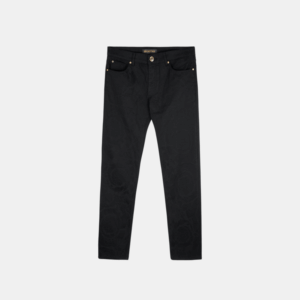 Italian Baroque Dark Pattern Jacquard Jeans